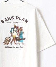 バック刺繍 Perfume/Vintage trip/Junk food/Orange bottle イラスト アート グラフィック オーバーサイズ Tシャツ