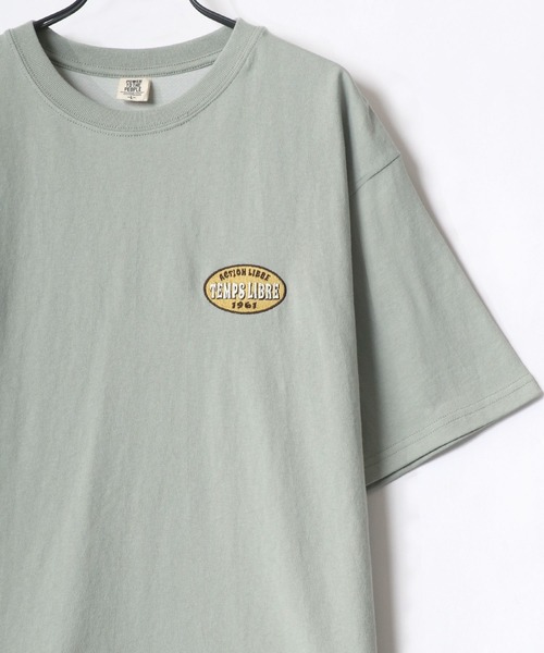 Lazar(ラザル)の「バック刺繍 Perfume/Vintage trip/Junk food/Orange bottle イラスト アート グラフィック オーバーサイズ Tシャツ(Tシャツ/カットソー・メンズ・ホワイト/チャコールグレー/ライトグレー/ホワイト系その他2/チャコール/ホワイト系その他3/イエロー/ホワイト系その他・LL/L/M)」の14枚目の写真