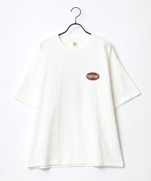 Lazar(ラザル)の「バック刺繍 Perfume/Vintage trip/Junk food/Orange bottle イラスト アート グラフィック オーバーサイズ Tシャツ(Tシャツ/カットソー・メンズ・ホワイト/チャコールグレー/ライトグレー/ホワイト系その他2/チャコール/ホワイト系その他3/イエロー/ホワイト系その他・LL/L/M)」の19枚目の写真