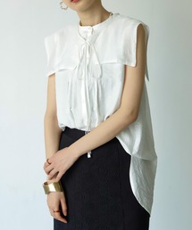 Birthday room | シアー襟取り外しクレープブラウス(シャツ/ブラウス)