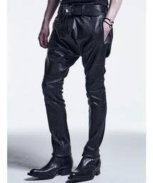 キリュウキリュウ kiryuyrik サルエルパンツ ブラック メンズ M kiryuyrik - 《予約品》 Line Sarouel Pants / ラインサルエル