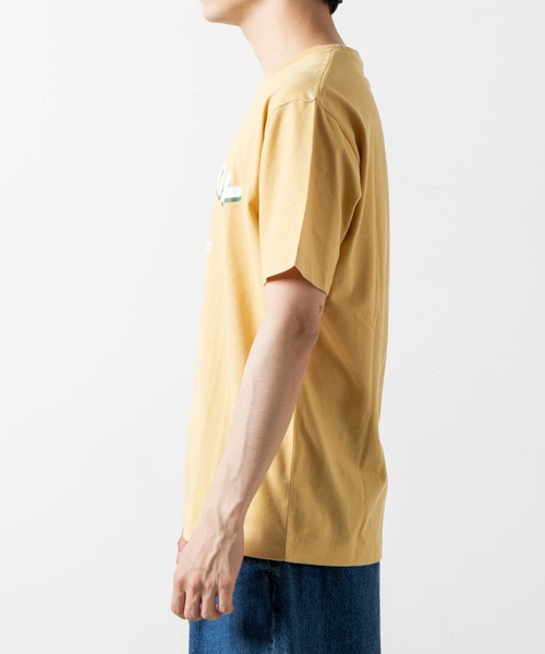 WEGO（ウィゴー）の「WEGO/アーチロゴプリント半袖Tシャツ（Tシャツ/カットソー・メンズ・ダークグリーン/イエロー・SMALL/MEDIUM/X-LARGE/LARGE）」の14枚目の写真