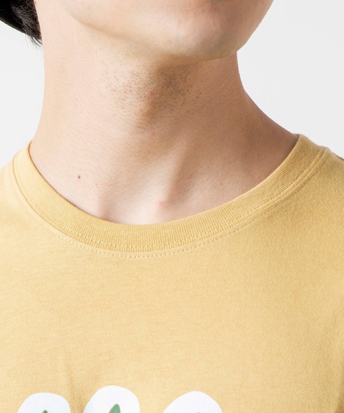 WEGO（ウィゴー）の「WEGO/アーチロゴプリント半袖Tシャツ（Tシャツ/カットソー・メンズ・ダークグリーン/イエロー・SMALL/MEDIUM/X-LARGE/LARGE）」の12枚目の写真