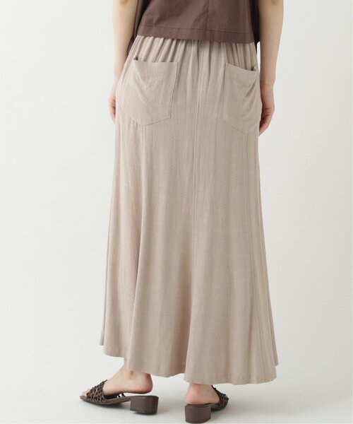 RAY CASSIN（レイカズン）の「レーヨンリネンマーメイドスカート（スカート・レディース・ベージュ/カーキ/キナリ・FREE）」の8枚目の写真