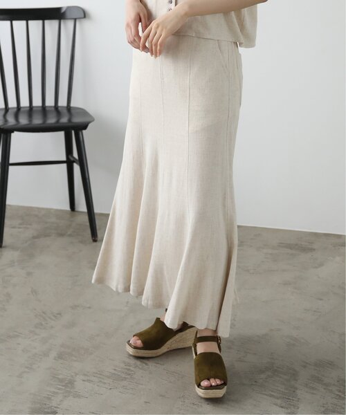 RAY CASSIN（レイカズン）の「レーヨンリネンマーメイドスカート（スカート・レディース・ベージュ/カーキ/キナリ・FREE）」の16枚目の写真