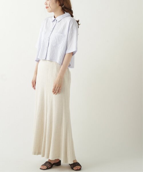 RAY CASSIN（レイカズン）の「レーヨンリネンマーメイドスカート（スカート・レディース・ベージュ/カーキ/キナリ・FREE）」の19枚目の写真