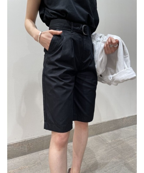 GAP(ギャップ)の「ハイライズ ベルト ショートパンツ(その他パンツ・レディース・その他/ベージュ/ブラック・6/8/000/4/0/2/00)」の15枚目の写真
