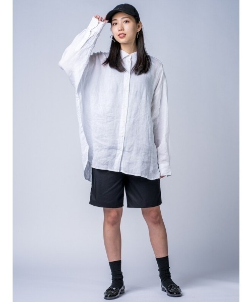 GAP(ギャップ)の「ハイライズ ベルト ショートパンツ(その他パンツ・レディース・その他/ベージュ/ブラック・6/8/000/4/0/2/00)」の21枚目の写真