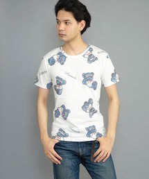 CERCA（チェルカ）の「SS/総柄ベアプリント クルーネックT（Tシャツ/カットソー・メンズ）」