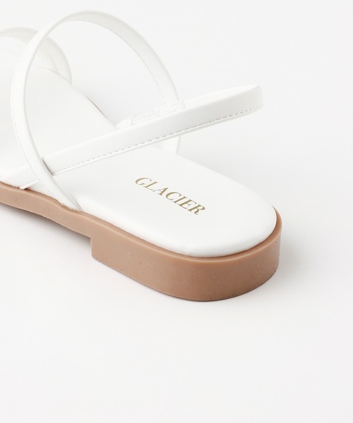 Honeys（ハニーズ）の「ナローストラップサンダル（サンダル・レディース・ゴールド/ブラック/ホワイト・S/M/L）」の12枚目の写真