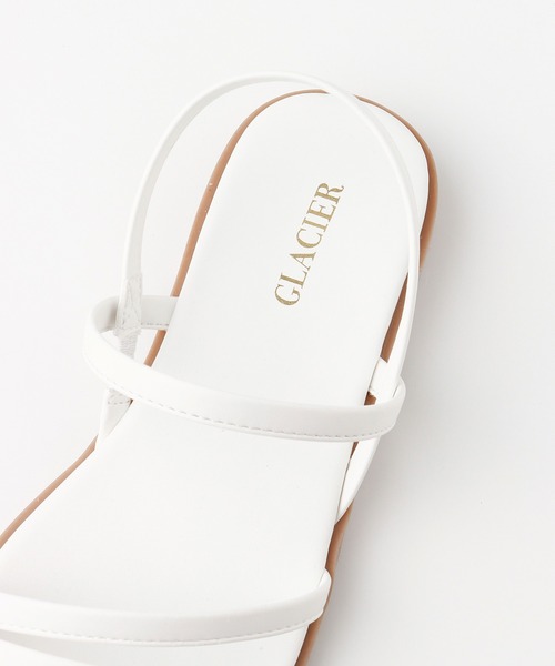 Honeys（ハニーズ）の「ナローストラップサンダル（サンダル・レディース・ゴールド/ブラック/ホワイト・S/M/L）」の14枚目の写真