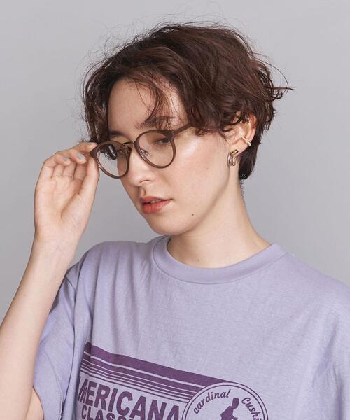 BEAUTY&YOUTH UNITED ARROWS(ビューティーアンドユースユナイテッドアローズ)の「【WEB限定】by メタルカラーフレームアイウエア(メガネ・レディース・ブラック/ブラウン・FREE)」の11枚目の写真