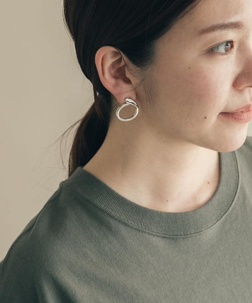 SMELLY(スメリー)の「サークルアシメメタルピアス(ピアス(両耳用)・レディース・シルバー/ゴールド・-)」の22枚目の写真