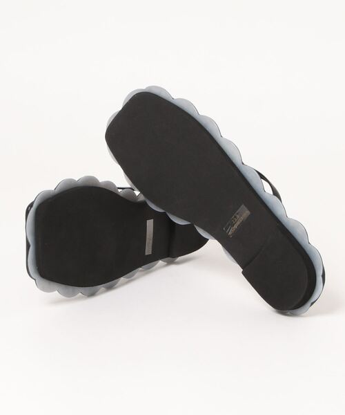 LIPSTAR（リップスター）の「【WEB別注】≪Casselini／キャセリーニ≫スカラップビーチサンダル（サンダル・レディース・ブラック/パープル/グリーン・23.5cm/24.5cm）」の11枚目の写真