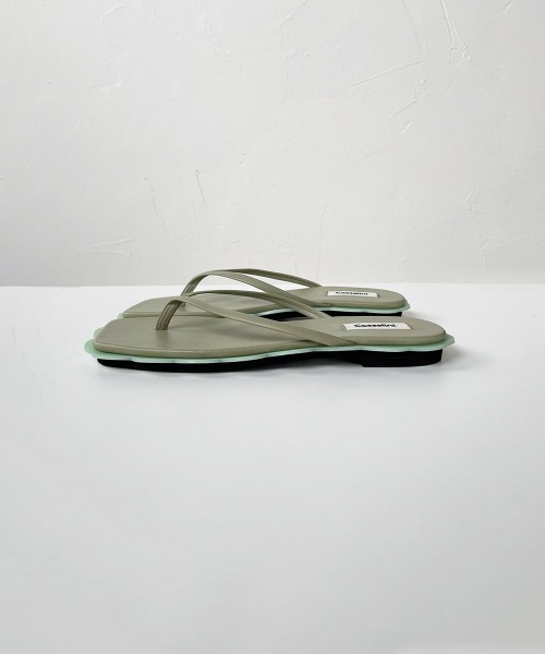 LIPSTAR（リップスター）の「【WEB別注】≪Casselini／キャセリーニ≫スカラップビーチサンダル（サンダル・レディース・ブラック/パープル/グリーン・23.5cm/24.5cm）」の4枚目の写真
