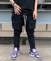 DANKE SCHON | DankeSchon/ダンケシェーン/バイオウォッシュフラップパンツ(カーゴパンツ)