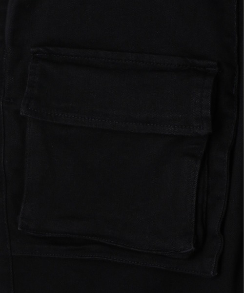 DANKE SCHON(ダンケシェーン)の「DankeSchon/ダンケシェーン/バイオウォッシュフラップパンツ(カーゴパンツ・メンズ・ブラック/グレー・SMALL/MEDIUM/X-LARGE/LARGE)」の9枚目の写真