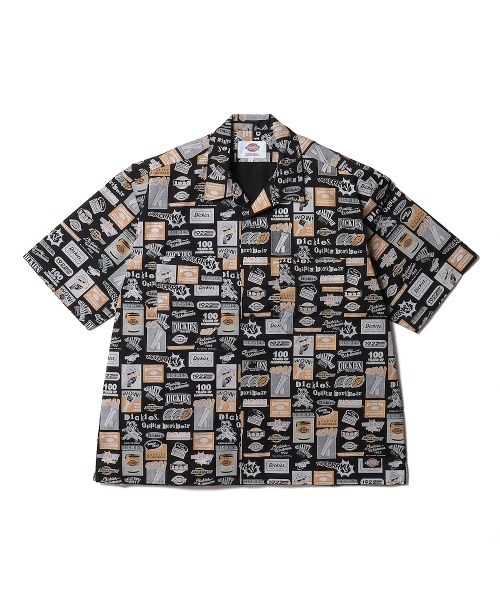 Dickies（ディッキーズ）の「【Dickies】WORK SHIRT / ディッキーズ 半袖 ワークシャツ（シャツ/ブラウス・メンズ・ベージュ/ネイビー/ブラック/レオパード/ピンク/ストライプ/ブラック系その他/ライトグレー/グリーン/マルチ/カモフラージュ/アニマル・L/M/S/XL）」の8枚目の写真