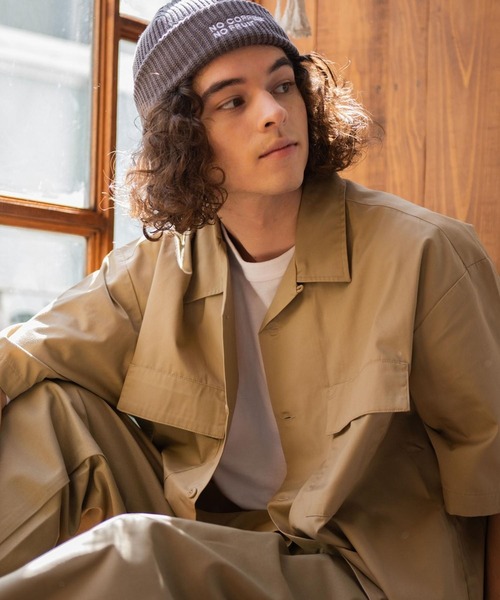 Dickies（ディッキーズ）の「【Dickies】WORK SHIRT / ディッキーズ 半袖 ワークシャツ（シャツ/ブラウス・メンズ・ベージュ/ネイビー/ブラック/レオパード/ピンク/ストライプ/ブラック系その他/ライトグレー/グリーン/マルチ/カモフラージュ/アニマル・L/M/S/XL）」の16枚目の写真