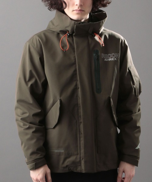 AVIREX（アヴィレックス）の「【AVIREX FLYER'S】3WAY CWU パーカー / 3WAY CWU PARKA AF / アヴィレックス / AVIREX（ブルゾン・メンズ・ブラック/オリーブ/オレンジ・MEDIUM/LARGE/X-LARGE/XX-LARGE）」の3枚目の写真