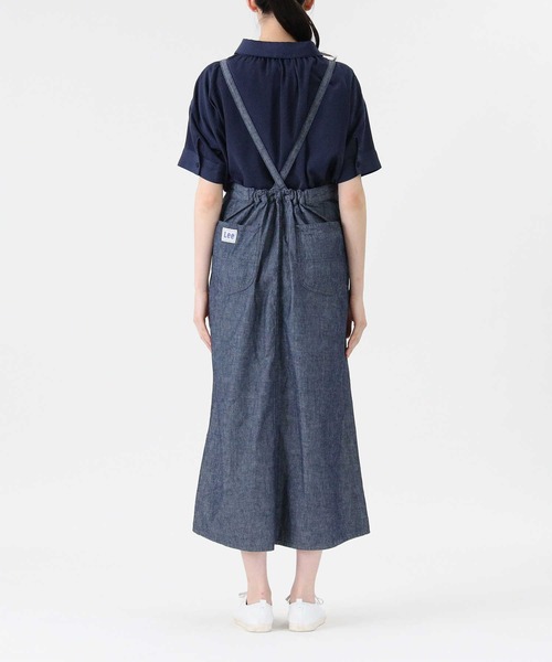 Lee（リー）の「【Lee】イージージャンパースカート（サロペット/オーバーオール・レディース・ノンウォッシュ・M/L）」の11枚目の写真