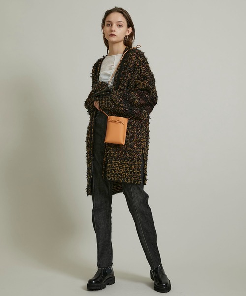 MARROW（マロウ）の「【MARROW(マロー)】ストリングポーチMA-AC0103（ショルダーバッグ・レディース・ライトグレー/ブラック/レッド/ピンク・FREE）」の15枚目の写真