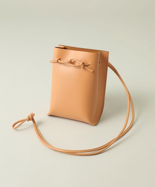 MARROW（マロウ）の「【MARROW(マロー)】ストリングポーチMA-AC0103（ショルダーバッグ・レディース・ライトグレー/ブラック/レッド/ピンク・FREE）」の16枚目の写真