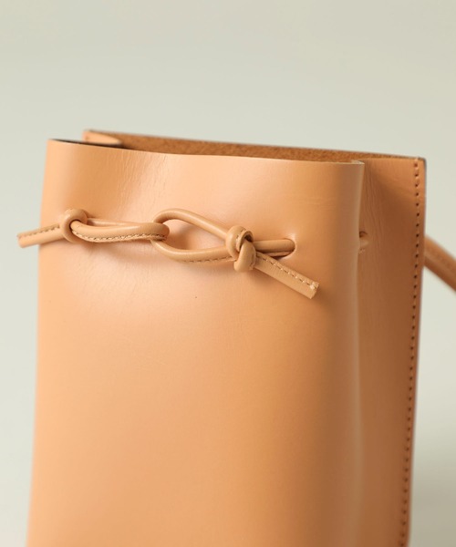 MARROW（マロウ）の「【MARROW(マロー)】ストリングポーチMA-AC0103（ショルダーバッグ・レディース・ライトグレー/ブラック/レッド/ピンク・FREE）」の17枚目の写真