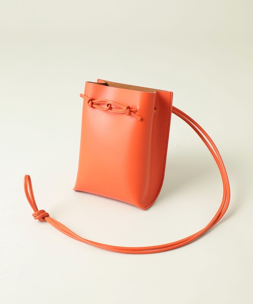 MARROW（マロウ）の「【MARROW(マロー)】ストリングポーチMA-AC0103（ショルダーバッグ・レディース・ライトグレー/ブラック/レッド/ピンク・FREE）」の10枚目の写真