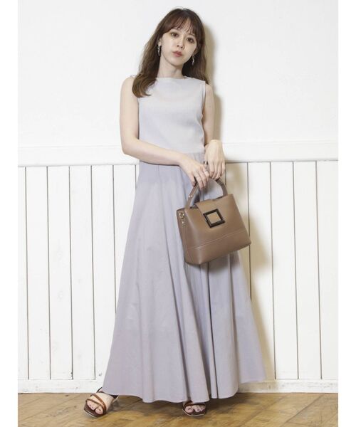 dazzlin（ダズリン）の「バックレースアップコンビワンピース（ワンピース・レディース・ブラウン/グレー/アイボリー・FREE）」の13枚目の写真