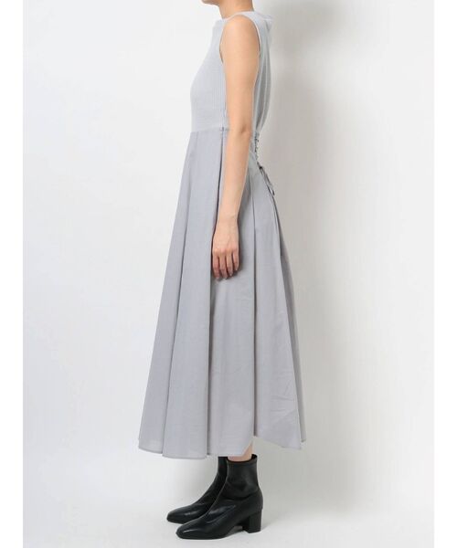 dazzlin（ダズリン）の「バックレースアップコンビワンピース（ワンピース・レディース・ブラウン/グレー/アイボリー・FREE）」の15枚目の写真