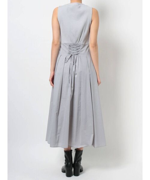 dazzlin（ダズリン）の「バックレースアップコンビワンピース（ワンピース・レディース・ブラウン/グレー/アイボリー・FREE）」の16枚目の写真