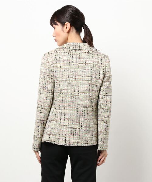 HANAE MORI(ハナエモリ)の「【HANAE MORI】ジャケット(その他アウター・レディース・グリーン・38/40)」の2枚目の写真