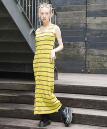 X Girl エックスガールのワンピース ドレス ボーダー柄 通販 Zozotown