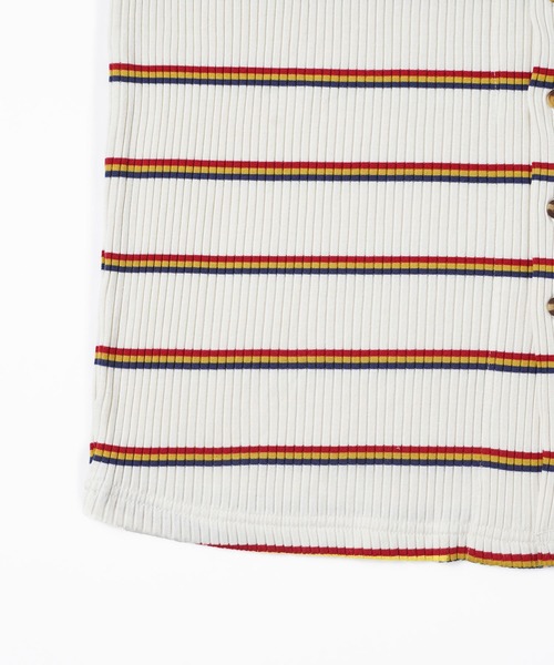 X-girl（エックスガール）の「MULTI STRIPE DRESS（ワンピース・レディース・ブラック/ホワイト/ライトグリーン・S/M）」の19枚目の写真