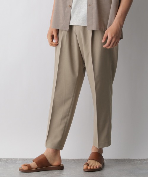 GLOBAL WORK（グローバルワーク）の「URBANSLACKS　WIDE/951609（スラックス・メンズ・ブラック/ライトベージュ/ダークブラウン・SMALL/LARGE/MEDIUM）」の3枚目の写真