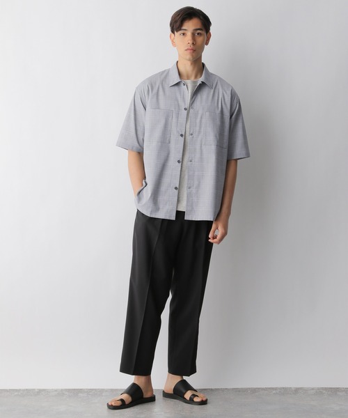 GLOBAL WORK（グローバルワーク）の「URBANSLACKS　WIDE/951609（スラックス・メンズ・ブラック/ライトベージュ/ダークブラウン・SMALL/LARGE/MEDIUM）」の4枚目の写真