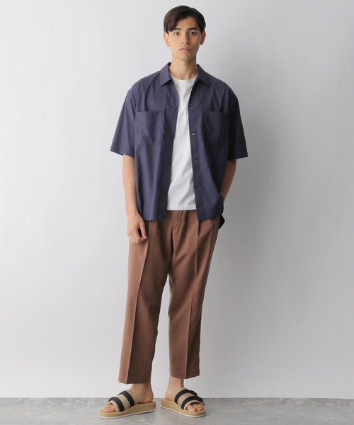 GLOBAL WORK（グローバルワーク）の「URBANSLACKS　WIDE/951609（スラックス・メンズ・ブラック/ライトベージュ/ダークブラウン・SMALL/LARGE/MEDIUM）」の5枚目の写真