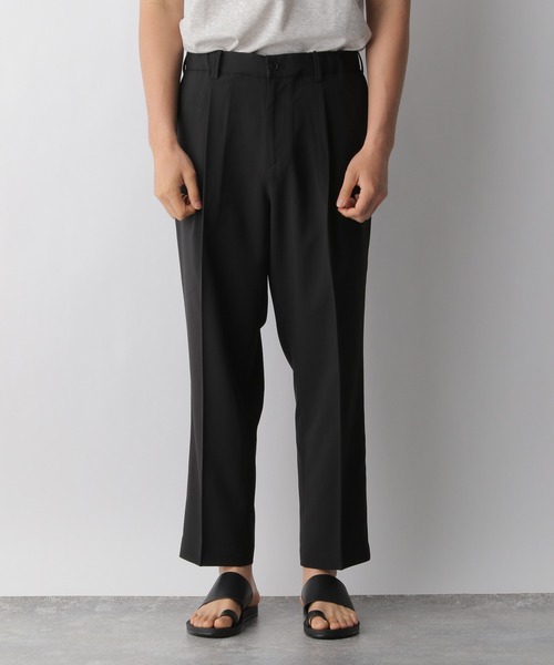 GLOBAL WORK（グローバルワーク）の「URBANSLACKS　WIDE/951609（スラックス・メンズ・ブラック/ライトベージュ/ダークブラウン・SMALL/LARGE/MEDIUM）」の7枚目の写真