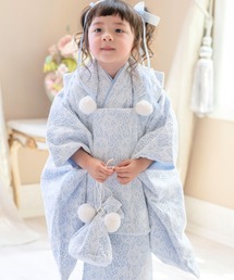 七五三3歳用被布コートセット 男の子 ひよこ商店 エクリュ七宝