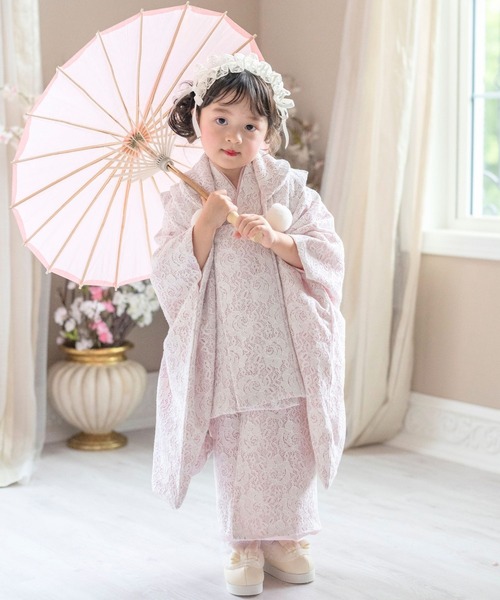 セール】七五三3点セット 被布・着物・肌襦袢（着物）｜Catherine