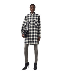 DIESEL | レディース ワンピース シャツドレス チェック オーバーサイズ(ワンピース)