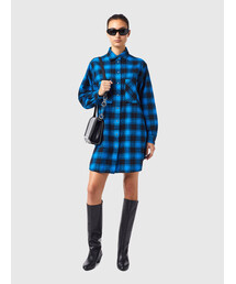 DIESEL | レディース ワンピース シャツドレス チェック オーバーサイズ(ワンピース)
