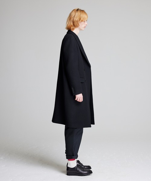 NOISE MAKER（ノイズメーカー）の「バンダナ柄裏地ダブルブレストチェスターコート【ブラック】（チェスターコート・メンズ・ブラック・MEDIUM/LARGE/X-LARGE）」の8枚目の写真