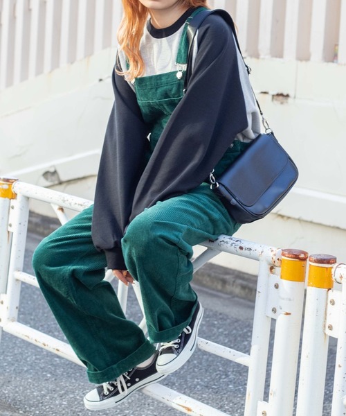 WEGO（ウィゴー）の「WEGO/コーデュロイオーバーオール（サロペット/オーバーオール・レディース・ブラック/ベージュ/グリーン/アイボリー・SMALL/MEDIUM）」の18枚目の写真