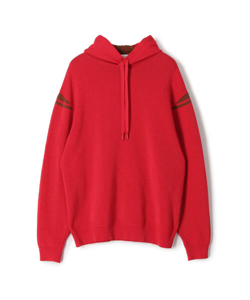 TOMORROWLAND （トゥモローランド）の「コットンニットパーカー（ニット/セーター・メンズ・キャメル/チャコールグレー/レッド/イエロー/ネイビー/ブルー・M/S/XS）」の6枚目の写真