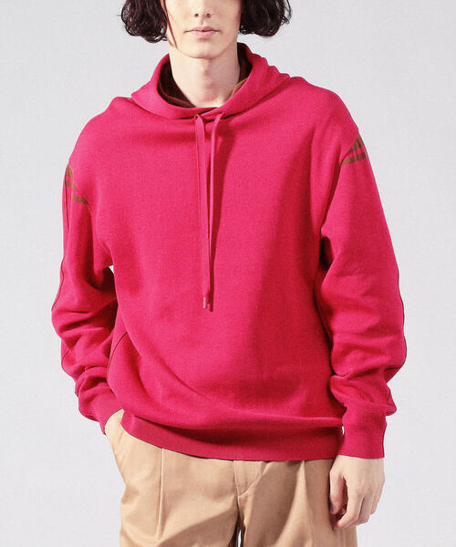 TOMORROWLAND （トゥモローランド）の「コットンニットパーカー（ニット/セーター・メンズ・キャメル/チャコールグレー/レッド/イエロー/ネイビー/ブルー・M/S/XS）」の16枚目の写真