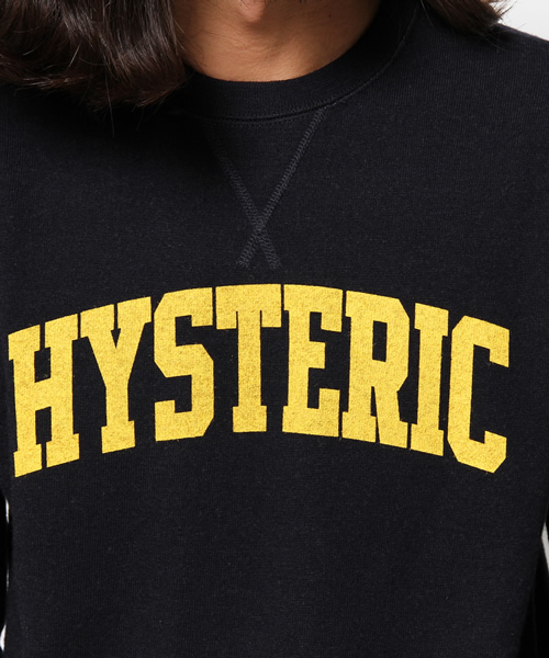 HYSTERIC GLAMOUR(ヒステリックグラマー)の「COLLEGE FRONT pt スウェット(スウェット・メンズ・レッド/グリーン/ネイビー・SMALL/LARGE/MEDIUM)」の10枚目の写真
