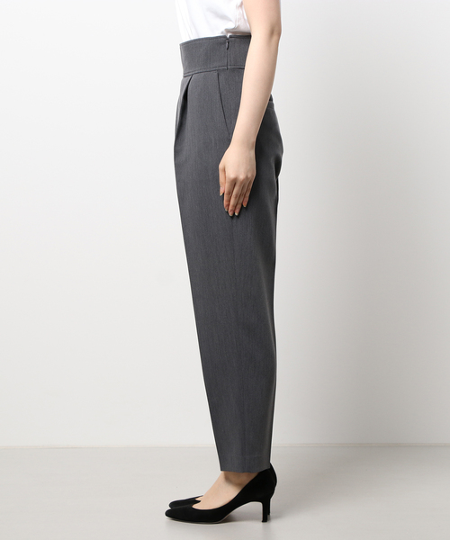 ROPE'（ロペ）の「【シリーズ】ストレッチツイルハイウエストパンツ（その他パンツ・レディース・チャコールグレー/ピンク/イエロー/ブラウン・36/38）」の5枚目の写真