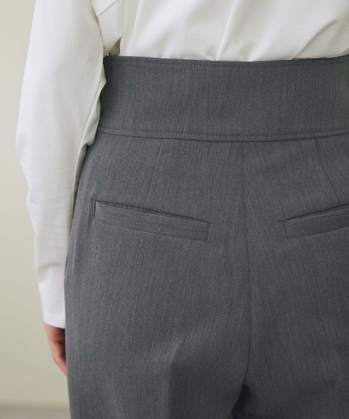 ROPE'（ロペ）の「【シリーズ】ストレッチツイルハイウエストパンツ（その他パンツ・レディース・チャコールグレー/ピンク/イエロー/ブラウン・36/38）」の9枚目の写真